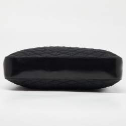 Bally Black Quilted Nylon Hobo