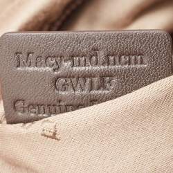 Pre Owned Bally Brown Suede and Leather Front Pocket Tote