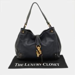 Bally Blue Leather Hobo