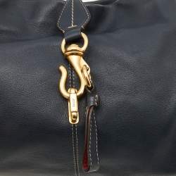 Bally Blue Leather Hobo