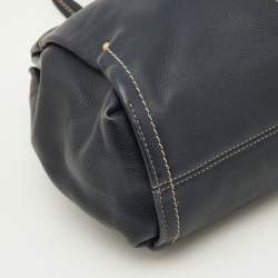 Bally Blue Leather Hobo