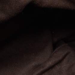 Pre Owned Bally Brown Leather Top Zip Hobo