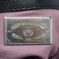 Bally Black Leather Charlyna Shoulder Bag