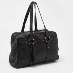 Bally Black Leather Charlyna Shoulder Bag