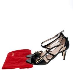 Bally Black Leather Open Toe Ankle Strap Sandals Size 38
