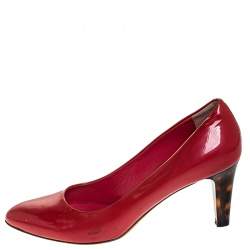 Bally Pink Patent Leather Round Toe Pumps Size 41