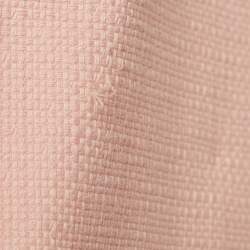 Balmain Pink Cotton Canvas Double Breasted Blazer S