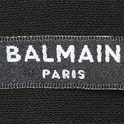 Pre Owned Balmain Black Crepe Corset Scoop Neck Mini Dress S