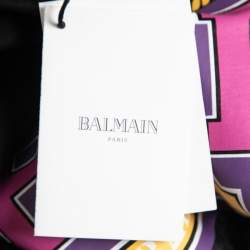 Balmain X Beyonce Black Cotton Logo T-Shirt S