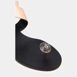 Balmain Patent Leather Ankle Strap Sandals Size 37.5