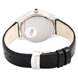 Pre Owned Balmain Mother of Pearl Stainless Steel Leather Dream B18913282 Women's Wristwatch 34 mm