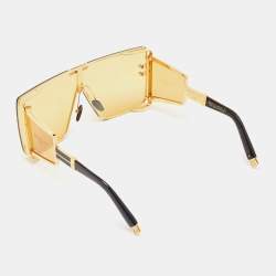 Balmain Yellow Wonder Boy Limited Edition Shield Sunglasses