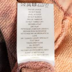 Pre Owned Balmain Multicolor Tiger Embroidered Dyed Cotton T-Shirt S