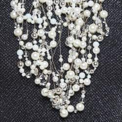 Pre Owned Balmain Black Lurex Knit Chain Embellished Short Dress S