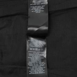 Pre Owned Balmain Black Wool One Buttoned Blazer XS