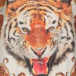Balmain Multicolor Animal Print Jersey T-Shirt M