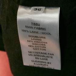 Pre Owned Balmain Peach Pink Wool Double Breasted Button Detail Blazer S