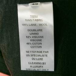 Pre Owned Balmain Peach Pink Wool Double Breasted Button Detail Blazer S