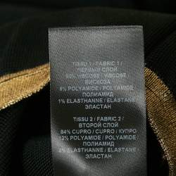 Balmain Black Jersey Wide-Leg Pants S