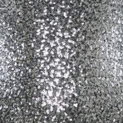 Pre Owned Balmain Silver Sequin Metal Detail V-Neck Mini Dress S