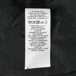 Balmain Black/Multicolor Tinsel Tweed Applique Detail Open Front Blazer S
