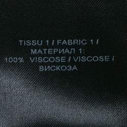 Pre Owned Balmain White Diamond Stretch Knit Crop Top M