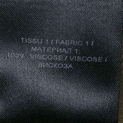 Pre Owned Balmain White Diamond Stretch Knit Crop Top M