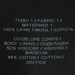 Pre Owned Balmain Cream Wool Double Breasted Blazer M