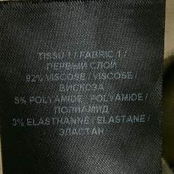 Balmain Black Patterned Knit Leggings S