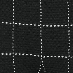 Balmain Black Patterned Knit Chain Strap Detail Jumpsuit M