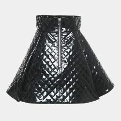 Balmain Black Embellished Velvet Mini Skirt S Balmain | TLC