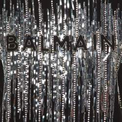 Balmain Black Logo Embellished Crew Neck T-Shirt XS