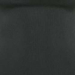 Balmain Black Rib Knit Mini Bodycon Dress S