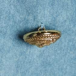 Pre Owned Balmain Blue Denim Double Breasted Belted Long Coat S