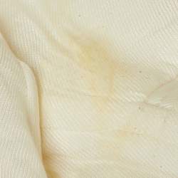 Pre Owned Balmain ivory Panama Double Breasted Tailored Jacket M