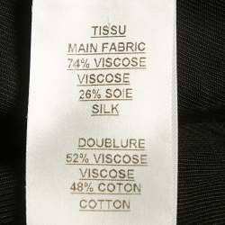 Pre Owned Balmain Red Crepe Double Breasted Blazer S