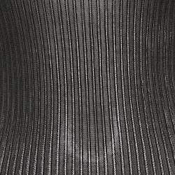 Pre Owned Balmain Black Rib Knit Long Sleeve Top S