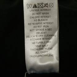 Pre Owned Balmain Black Pearl and Crystal Detail Jersey Crewneck T-Shirt M