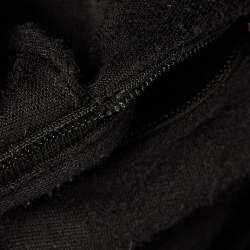 مملوكة مسبقًا Balmain Black Embellished Detail Jersey One Shoulder Maxi Dress M