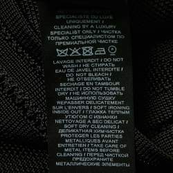 Pre Owned فستان بلمان ضيق جيرسيه شبكي أسود بتفاصيل أزرار مقاس صغير (سمول)