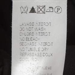 مملوكة مسبقًا تي شيرت بالمين جيزيه مزين باللآلئ السوداء مقاس متوسط