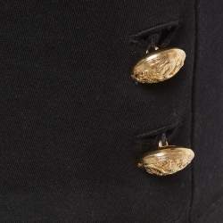 مملوكة مسبقًا توب بالمان جيرزي أسود بتصميم متقاطع عند الرقبة V مقاس صغير (سمول)