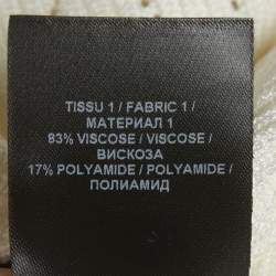 مملوكة مسبقًا توب كتف واحد تريكو بوينتيل أبيض بَالْمِين مقاس صغير