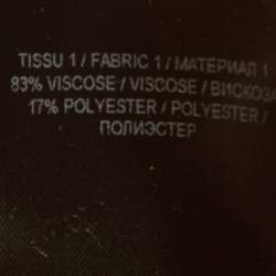 Pre Owned Balmain Black Rib Knit Halter Neck Cut-Out Crop Top S