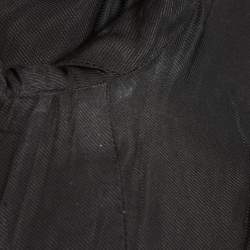 Pre Owned Balmain X H&M Black Wool Double Breasted Blazer S