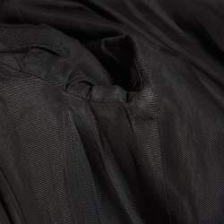 Pre Owned Balmain X H&M Black Wool Double Breasted Blazer S