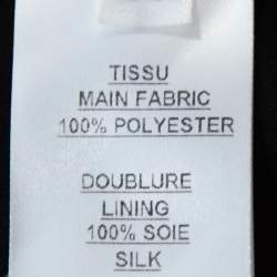 Pre Owned Balmain Monochrome Sequin Embellished Mini Dress M