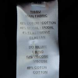 Pre Owned Balmain Green Modal Blend Double Breasted Jacket M