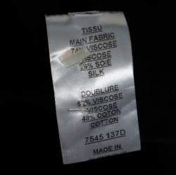 Pre Owned Balmain Black Double Breasted Halter Vest M