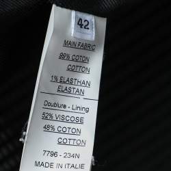 Pre Owned Balmain Green Velvet Double Breasted Blazer L